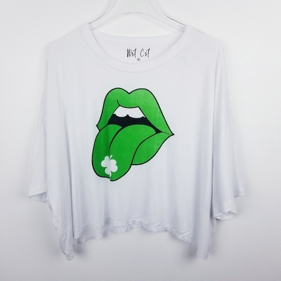 Wst Cst Lucky Lips Graphic Tee - Picture 1 of 8